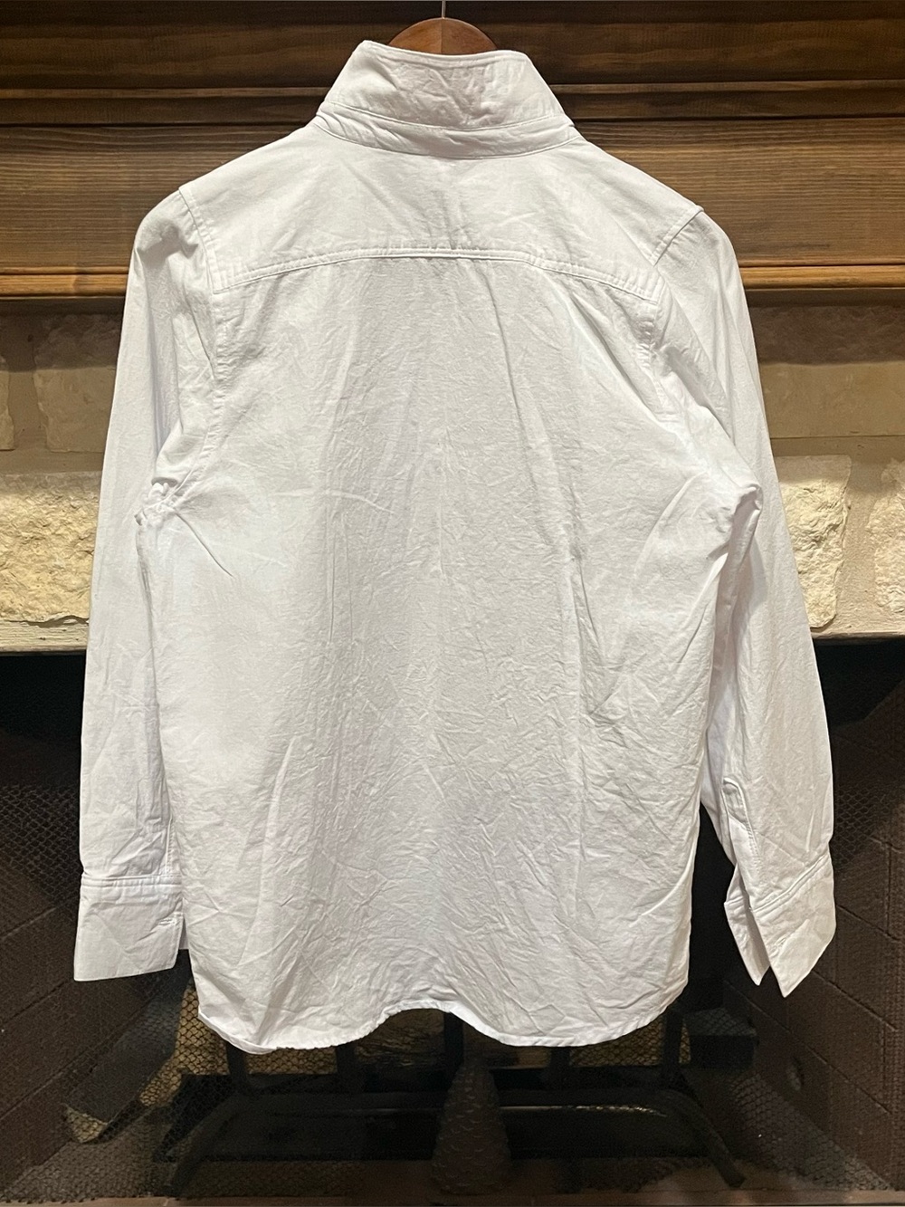 Mi Golondrina Cotton Popover Blouse Pintuck Pleat Bib Top Size S - Picture 7 of 10
